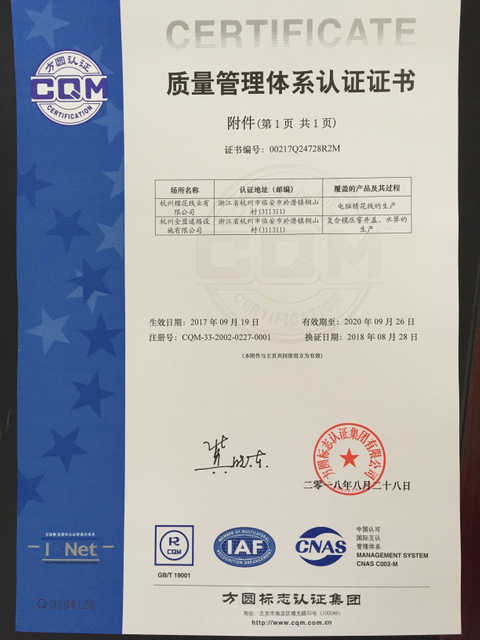  质量管理体系认证 